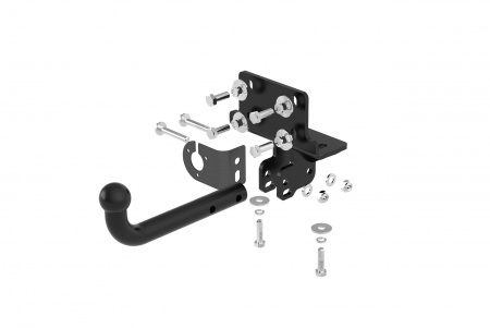 Фаркоп T23.01A для "Toyota Land Cruiser Prado (120/ 150) 2002-2009/ 2009+. FJ Cruiser 2006-+, Lexus GX (460/470) 2009-2015/ 2002-2009 Тип шара: A. (БЕЗ электрики). Масса фаркопа 7 кг. от магазина ФаркопРос